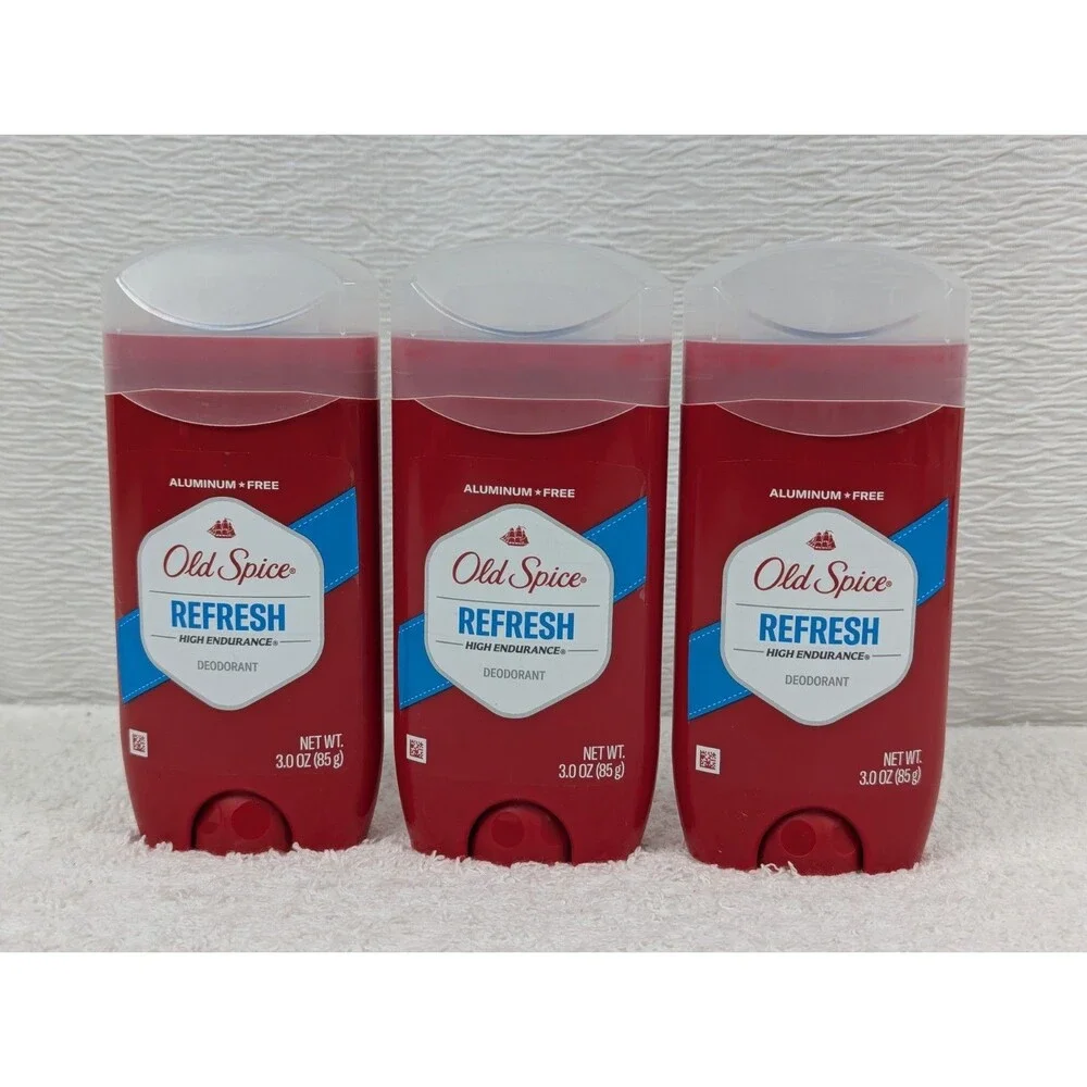 Old Spice - Deodorant - High Endurance Aluminum Free - Refresh Scent - 3 Pack